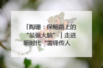 陶珊：保畅路上的“最强大脑”｜走进新时代“雷锋传人 长沙榜样”