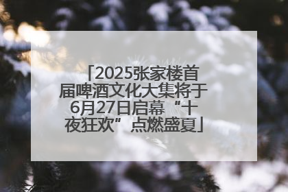 2025张家楼首届啤酒文化大集将于6月27日启幕“十夜狂欢”点燃盛夏