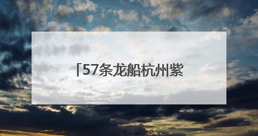57条龙船杭州紫金港河竞逐 新老杭州人共度端午节