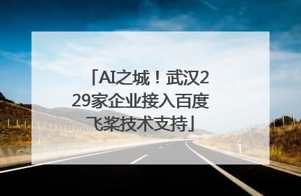 AI之城！武汉229家企业接入百度飞桨技术支持